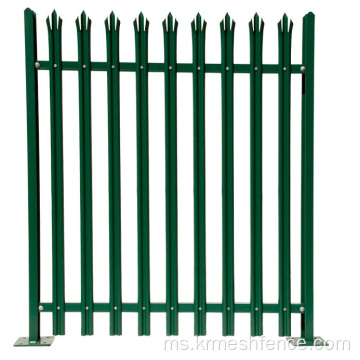 2.1m Tergalvani dan serbuk bersalut Australia Palisade Fence